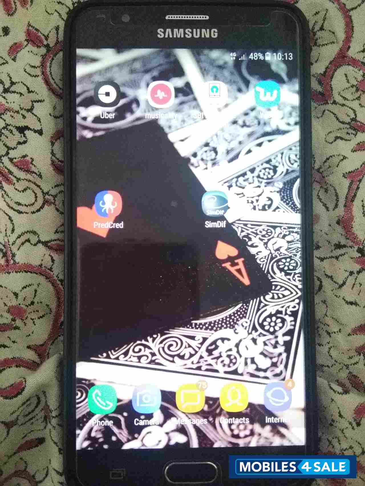 Black Samsung Galaxy J7 Prime