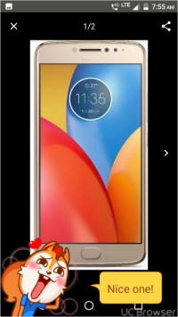 Gold Motorola Moto E4 Plus