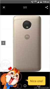 Gold Motorola Moto E4 Plus