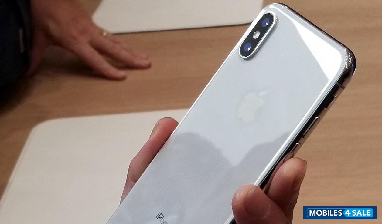 Silver Apple  iphone x