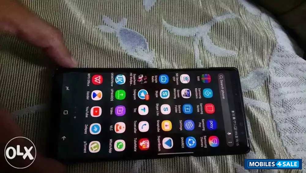 Midnight Black Samsung Galaxy Note 8