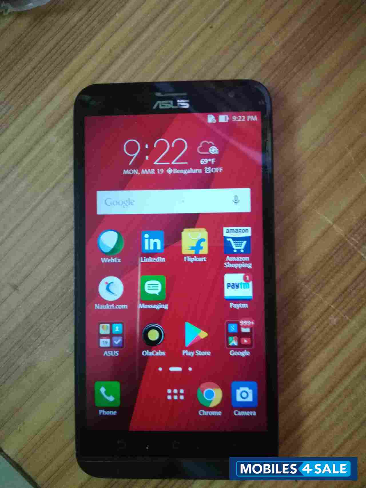 Red Asus Zenfone 2 Laser
