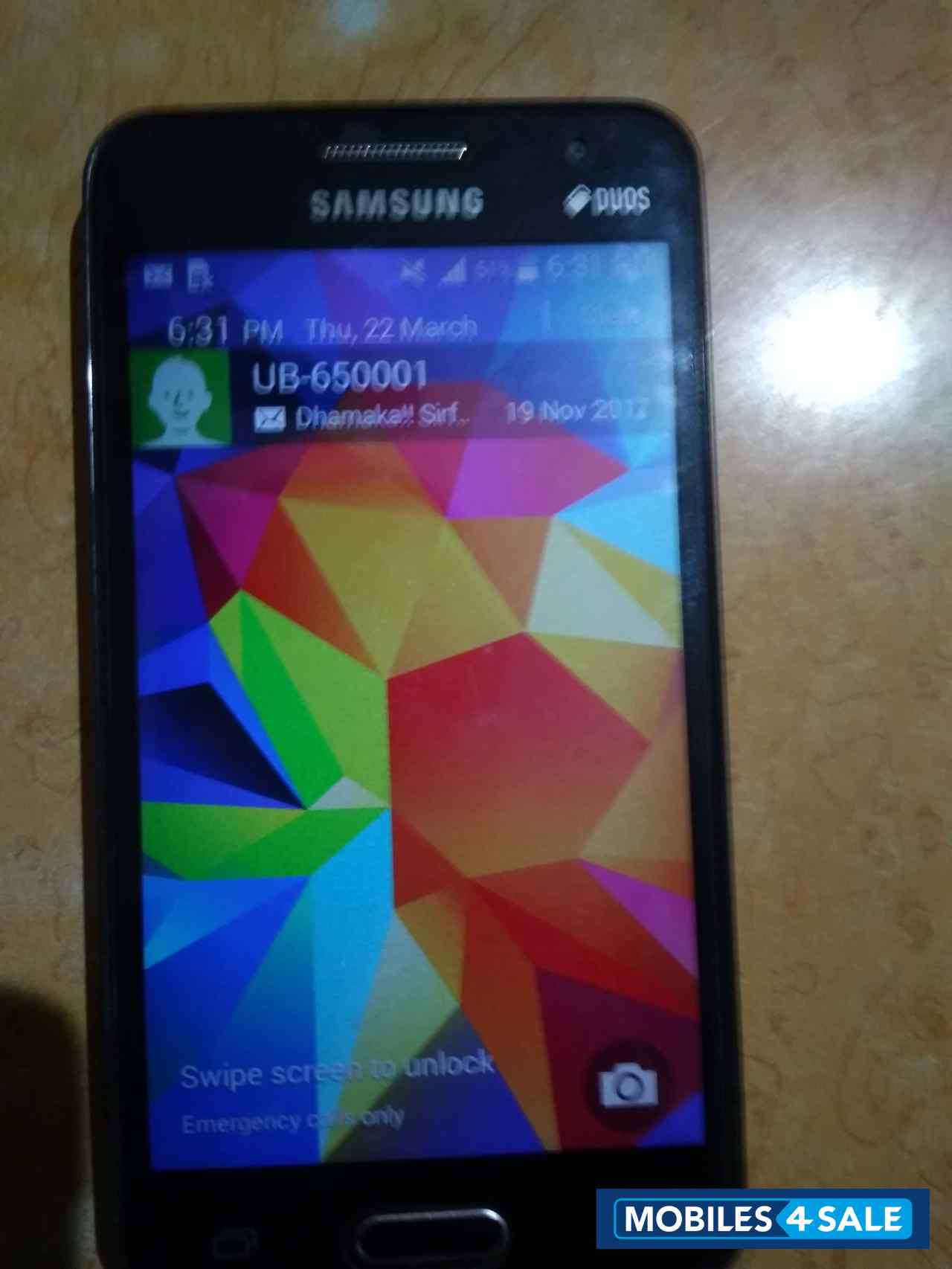 Black Samsung Galaxy Core 2