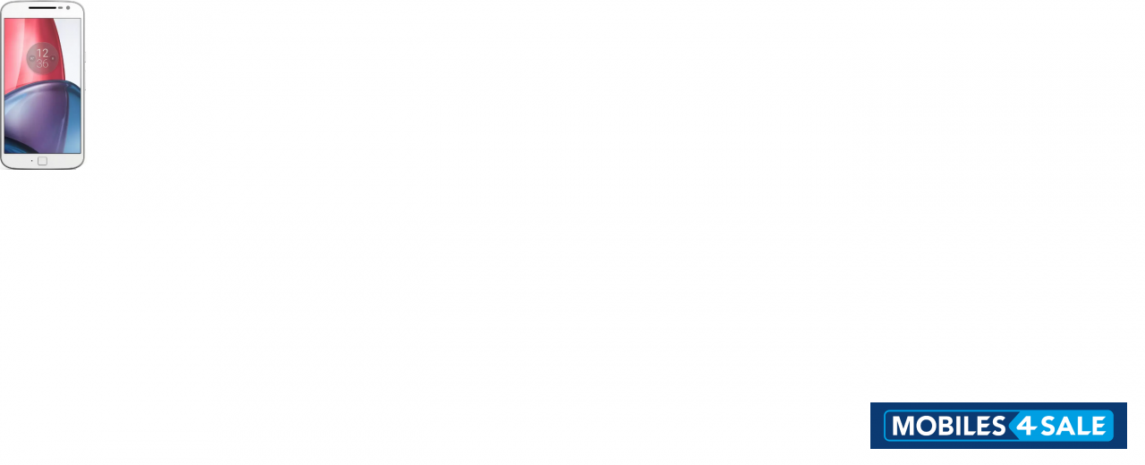 White Motorola Moto G4 Plus