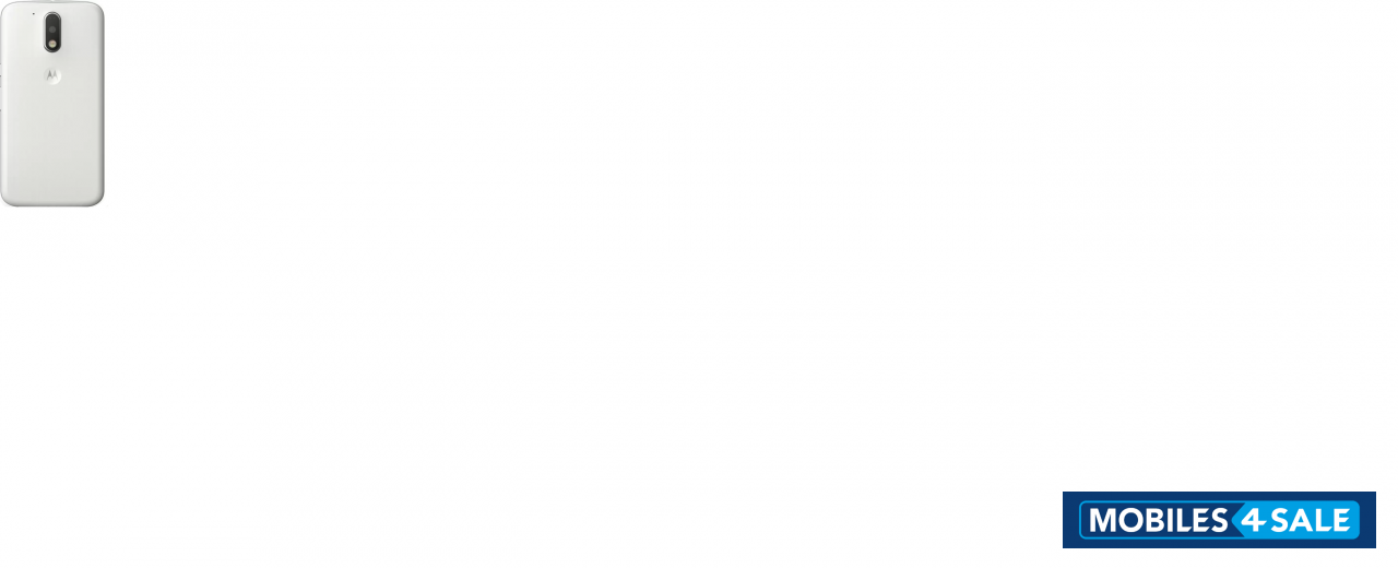 White Motorola Moto G4 Plus