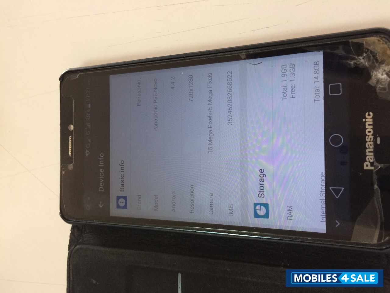 Black Panasonic P55 Novo