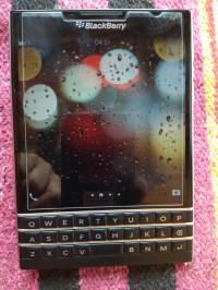 Black BlackBerry Passport