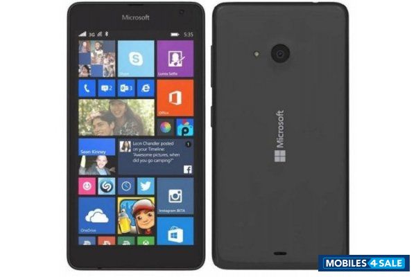 Black Microsoft Lumia 535 Dual SIM