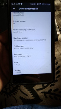 Black Lenovo A7000 Turbo
