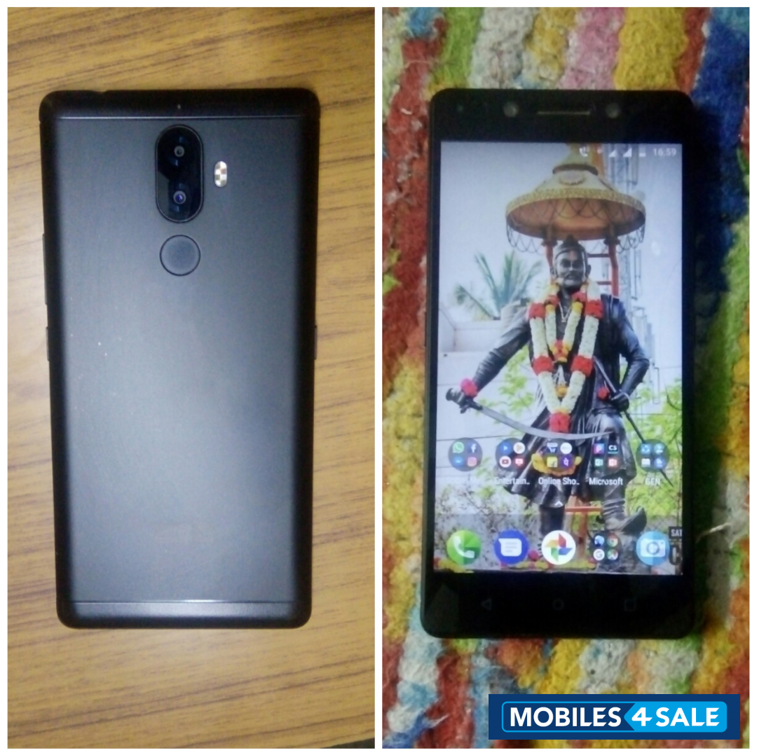 Black Lenovo K8 Note