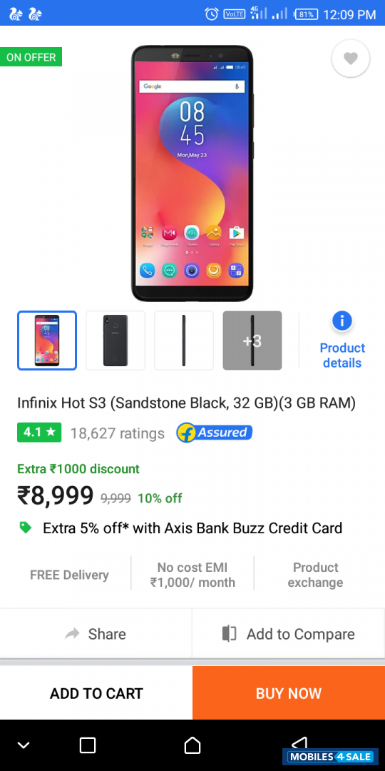 Infinix  Hot s3
