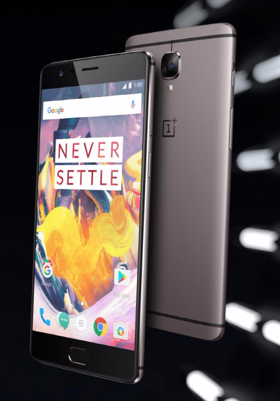 Grey OnePlus 3T
