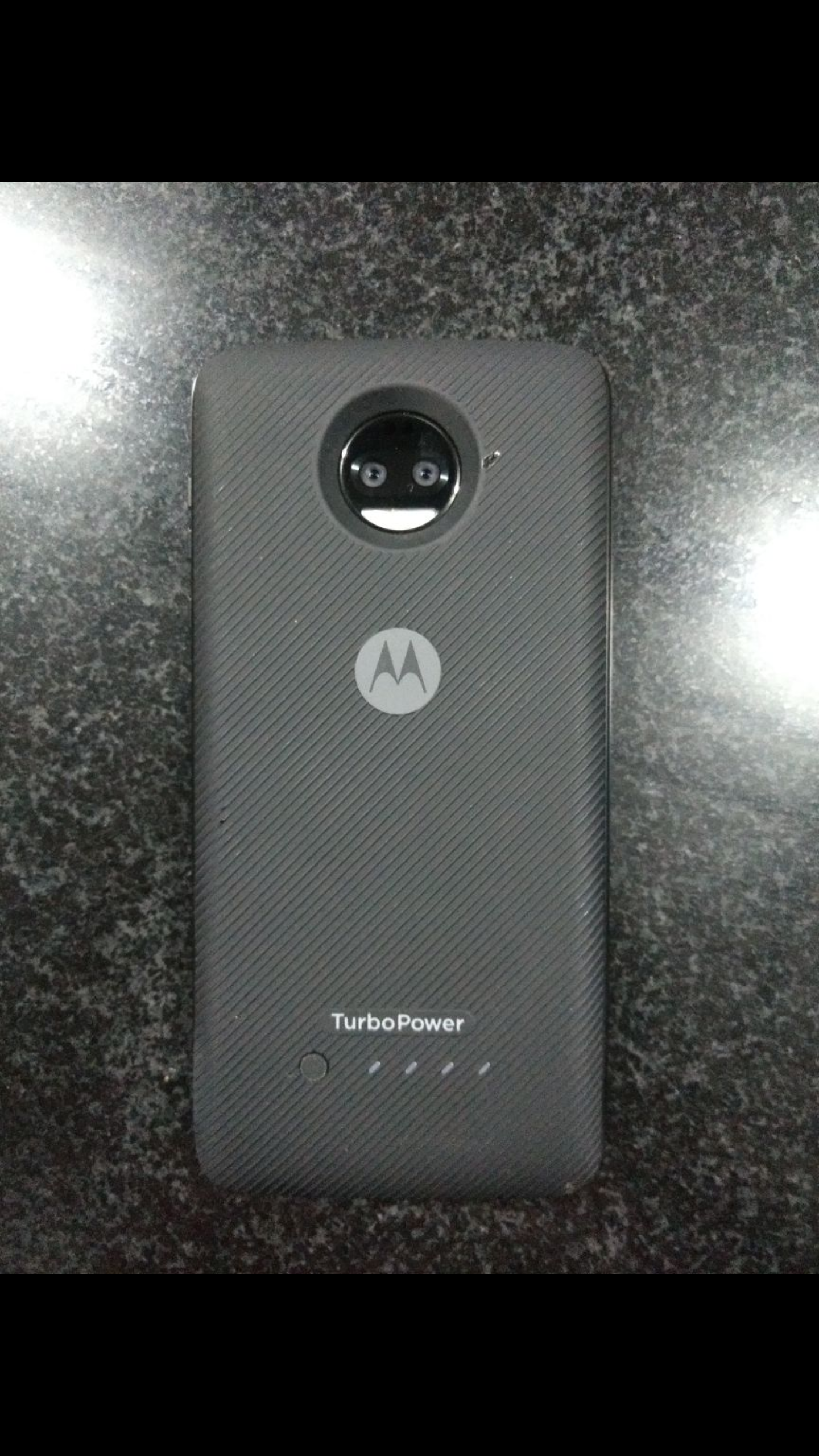 Black Motorola  Z2 force