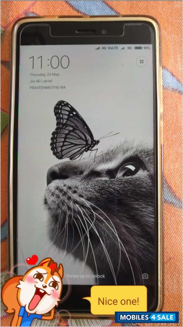 Black Xiaomi Redmi note 4