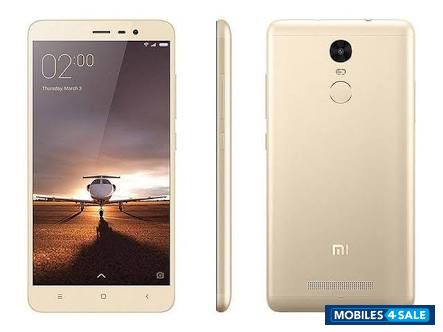 Gold Xiaomi Redmi Note 3