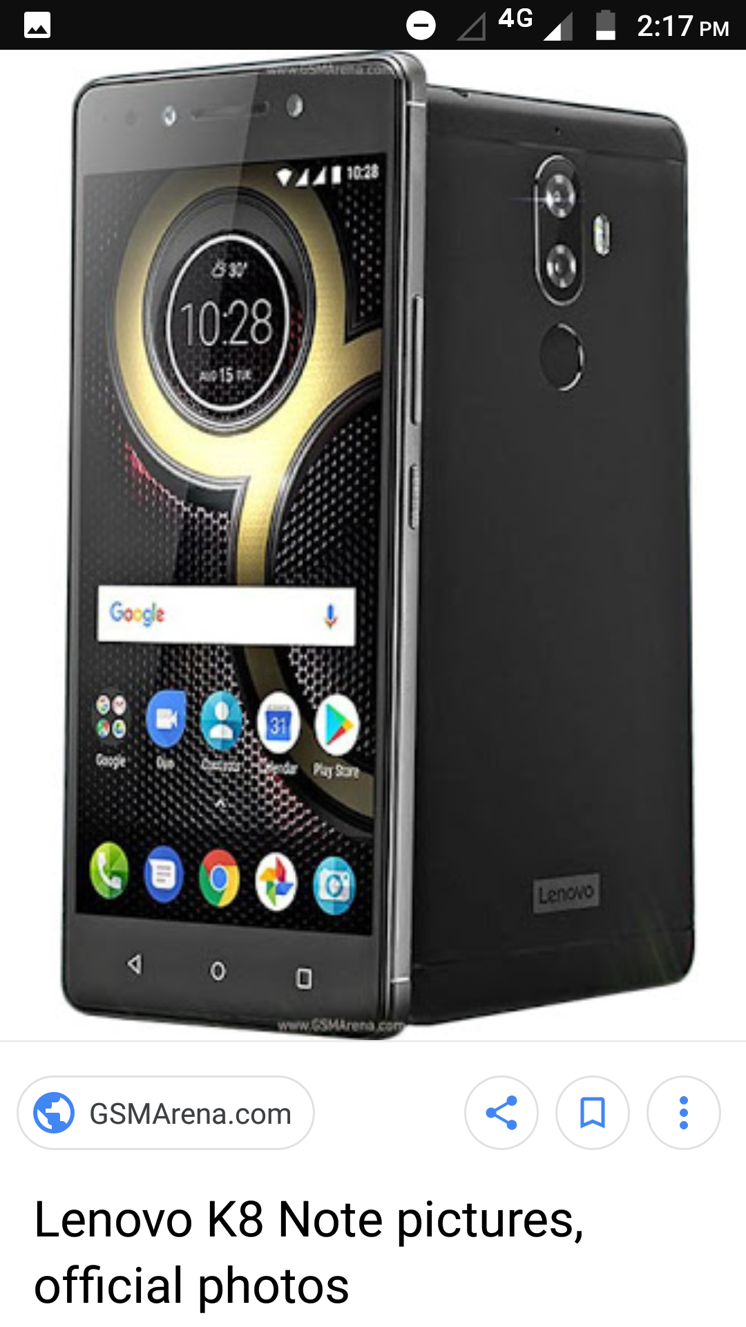 Lenovo  K8 note