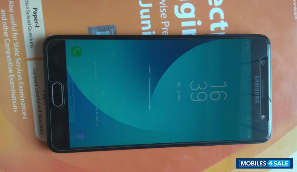 Black Samsung J-series Galaxy j7 max