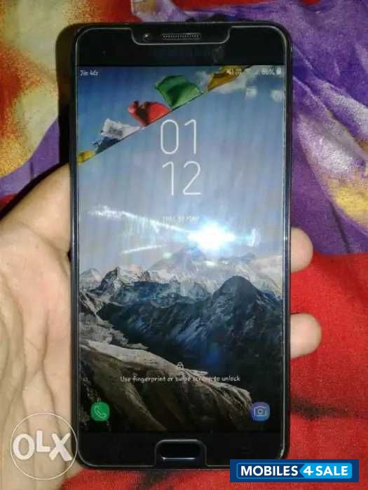 Blue Samsung  C7 Pro