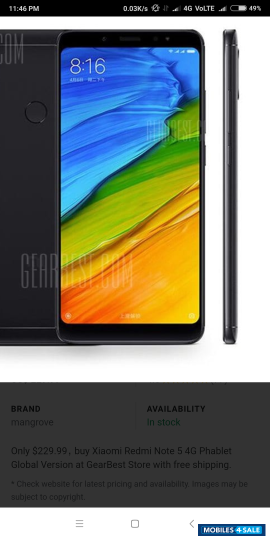 Xiaomi Redmi note 5