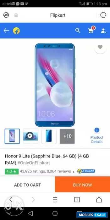 Samphire Blue Huawei  Honor9lite