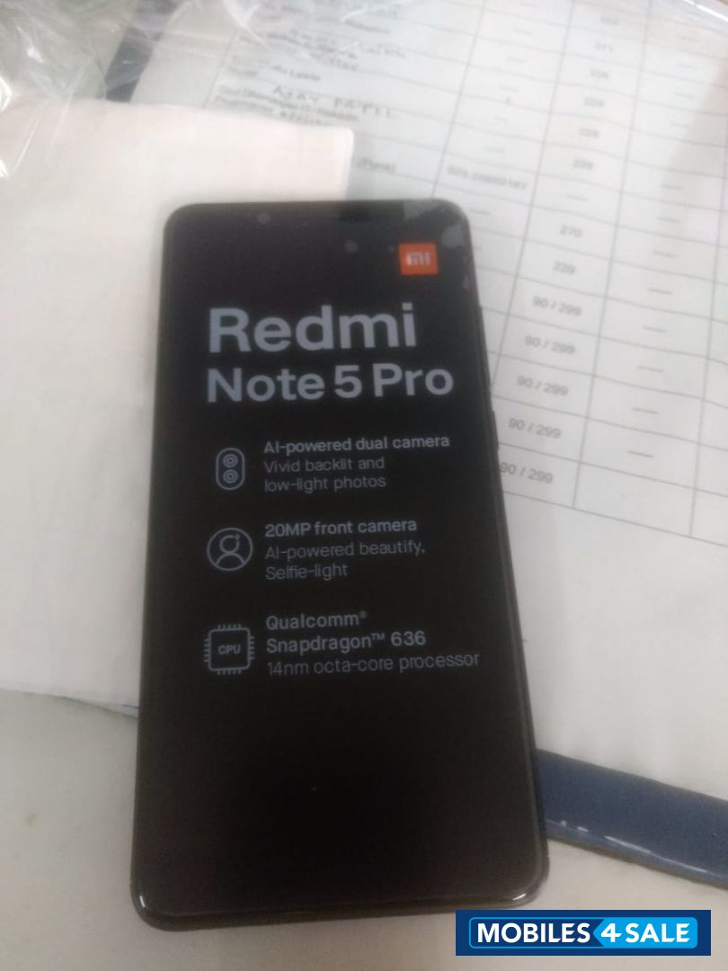Black Xiaomi  redmi note 5 pro 6gb/64 gb