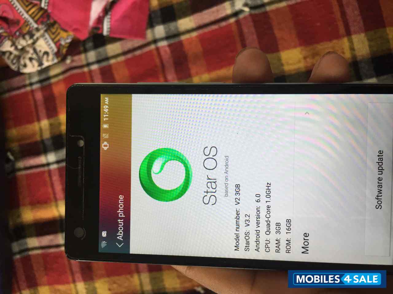 Black Lava  V2 3gb ram