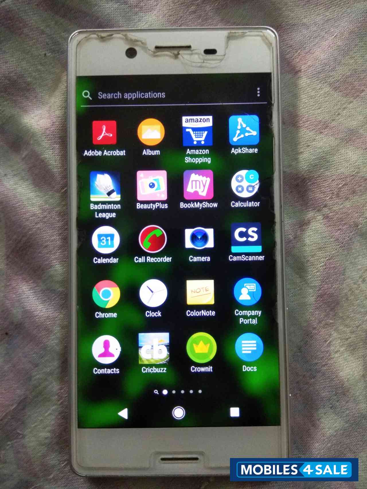 Silver Sony Sony Xperia X Dual