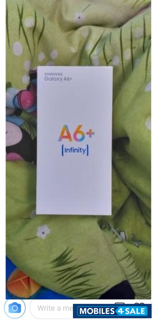 Black Charcoal Samsung  Galaxy a6+