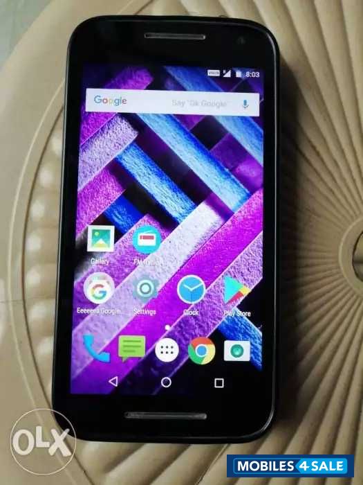 Black Motorola Moto G Turbo Edition