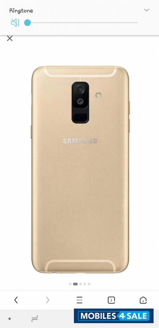 Gold Samsung A-series