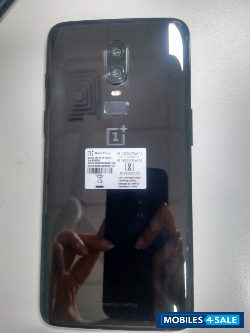 Black OnePlus One plus 6