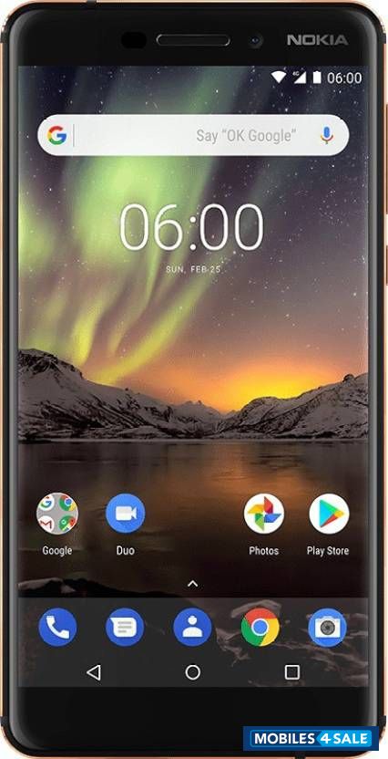 Blue Gold Nokia  6.1