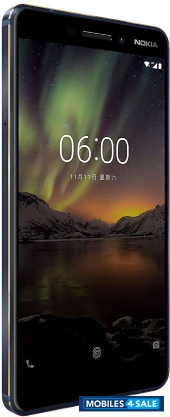 Blue Gold Nokia  6.1