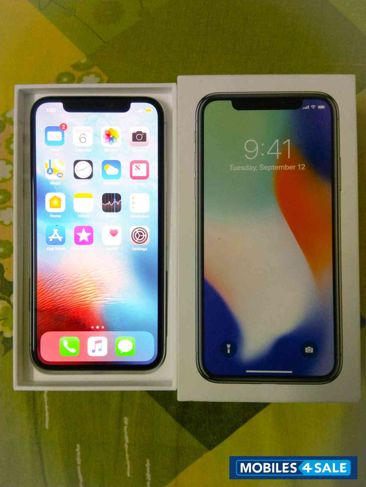 Silver Apple Apple iPhone x