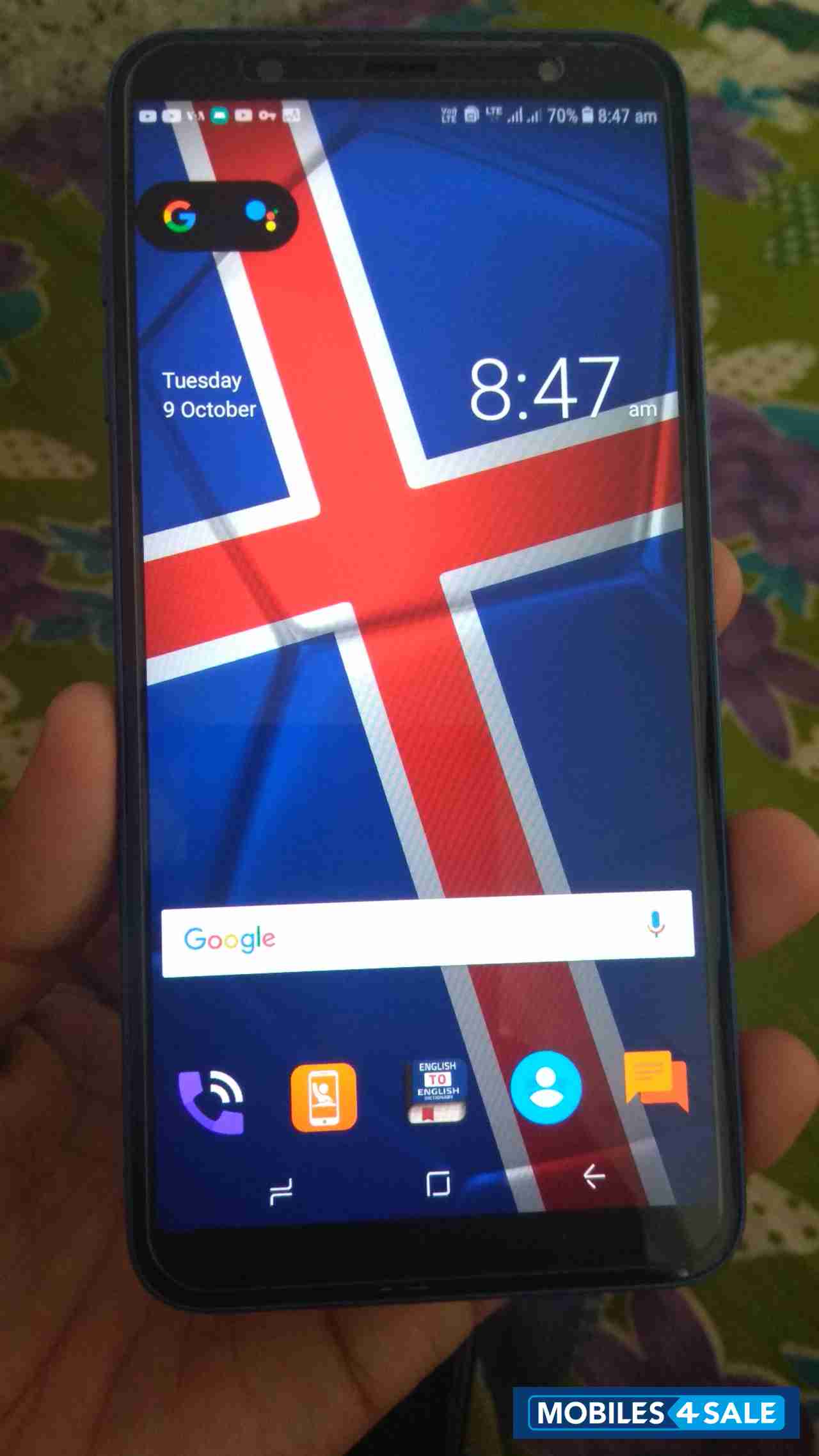 Blue Samsung  Galaxy j8 64GB