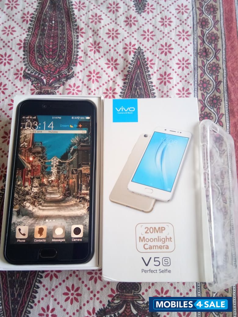 Matte Black Vivo  V5S