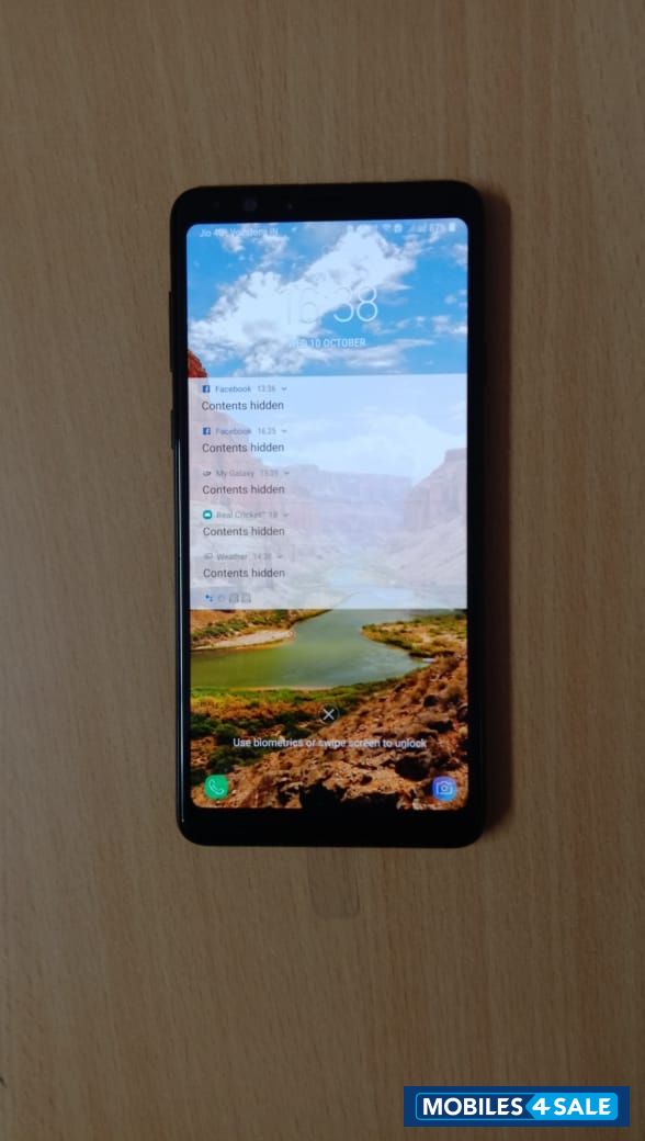 Black Samsung A-series Galaxy A8 Star