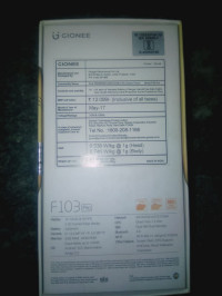 Silver Gold Gionee  F103 PRO