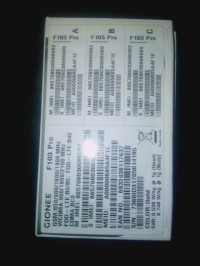 Silver Gold Gionee  F103 PRO