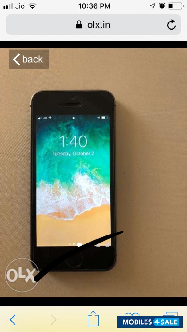 Space Grey Apple Iphone SE