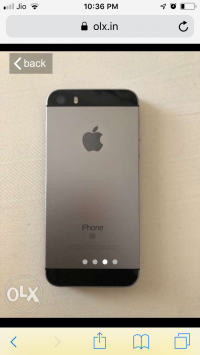 Space Grey Apple Iphone SE