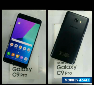 Black Samsung  Galaxy c9 pro
