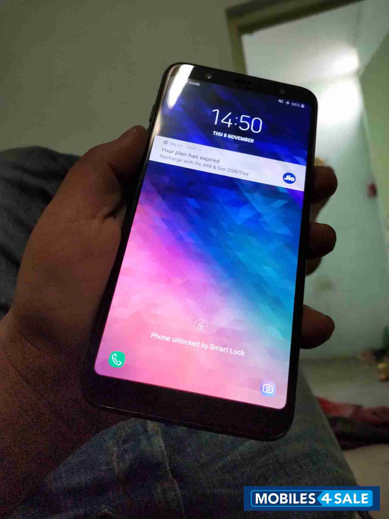 Black Samsung  Samsung a6 plus