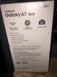 Gold Samsung Galaxy A7 2017