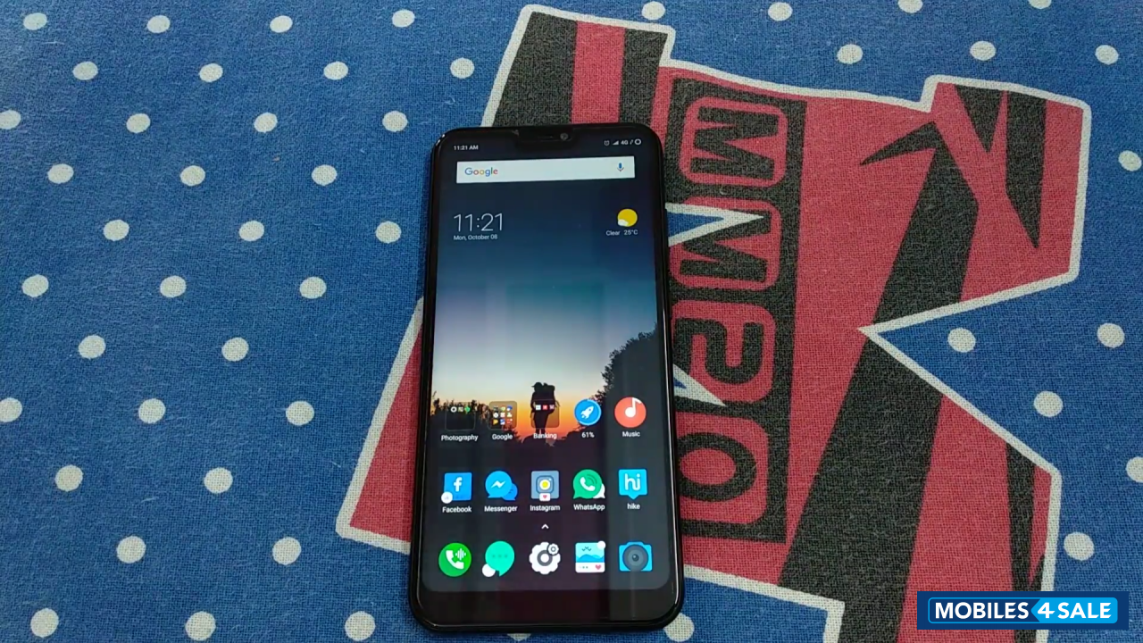Black Xiaomi Redmi 6 pro