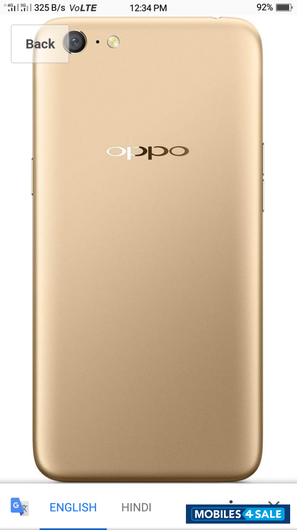 Gold Oppo  A71k (3GB 16GB)
