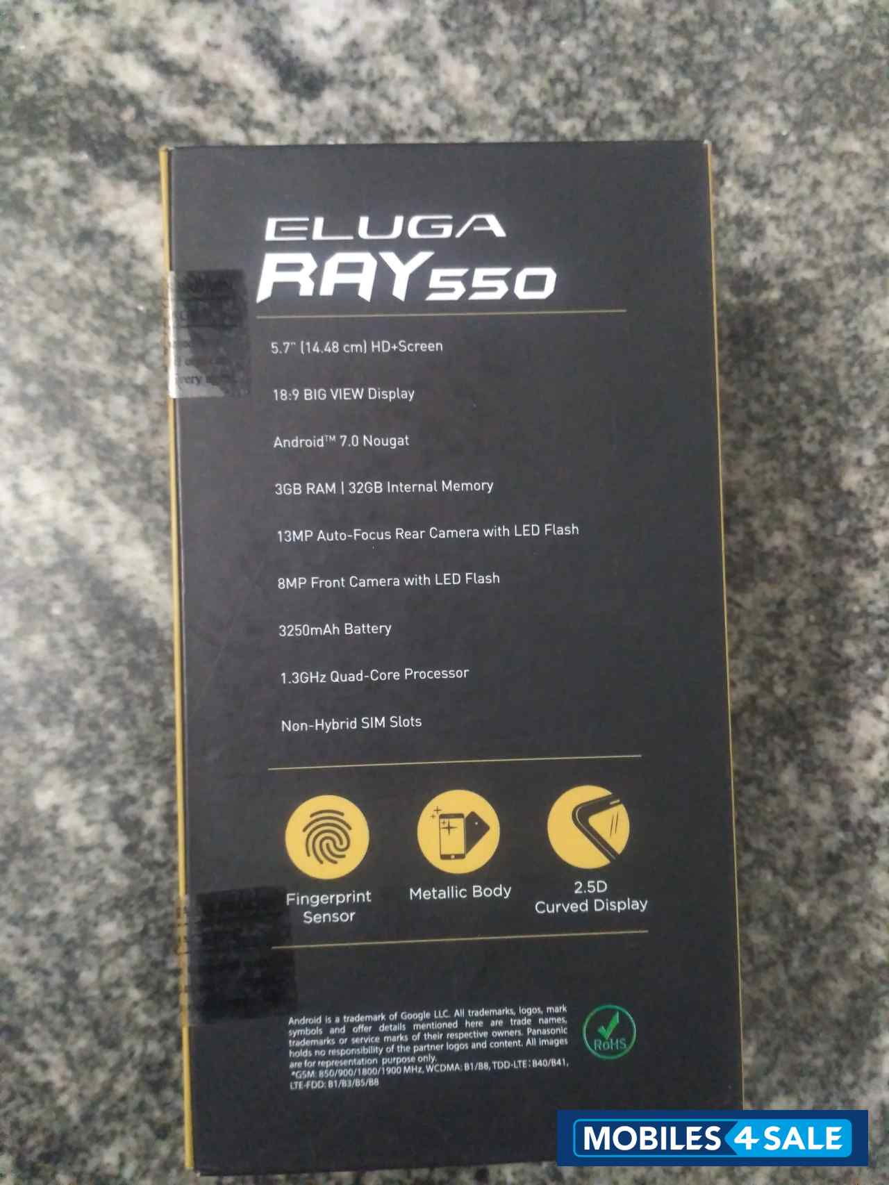 Panasonic  Eluga ray 550
