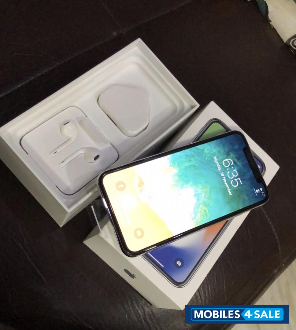 Silver Apple Iphone x 256gb