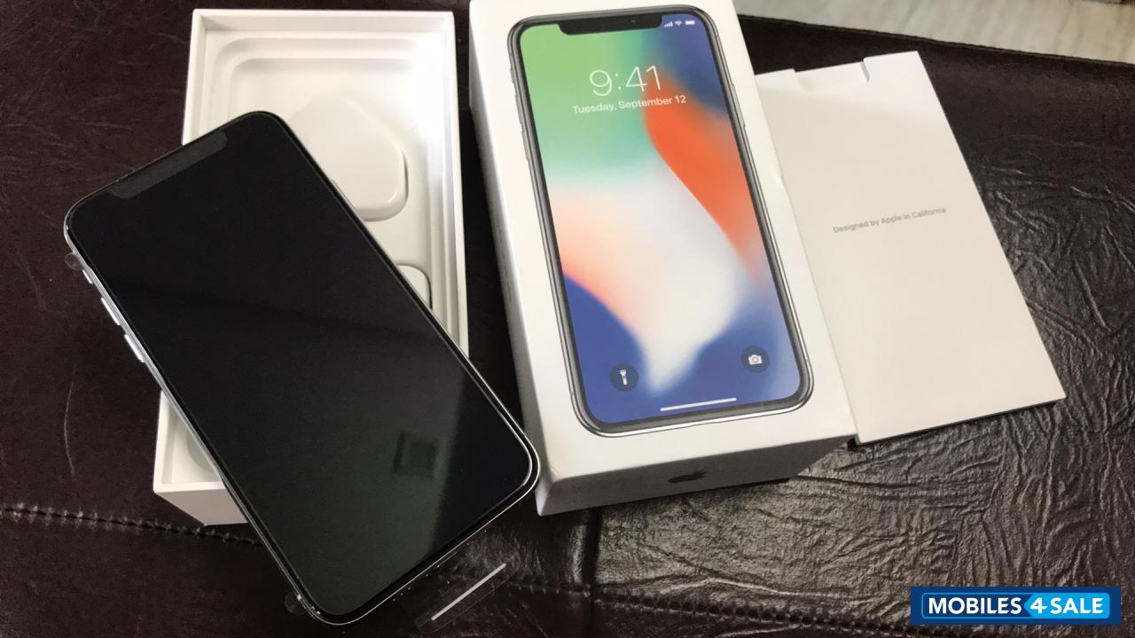 Silver Apple Iphone x 256gb