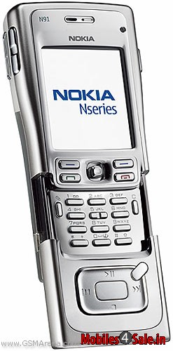 Silver Nokia N91